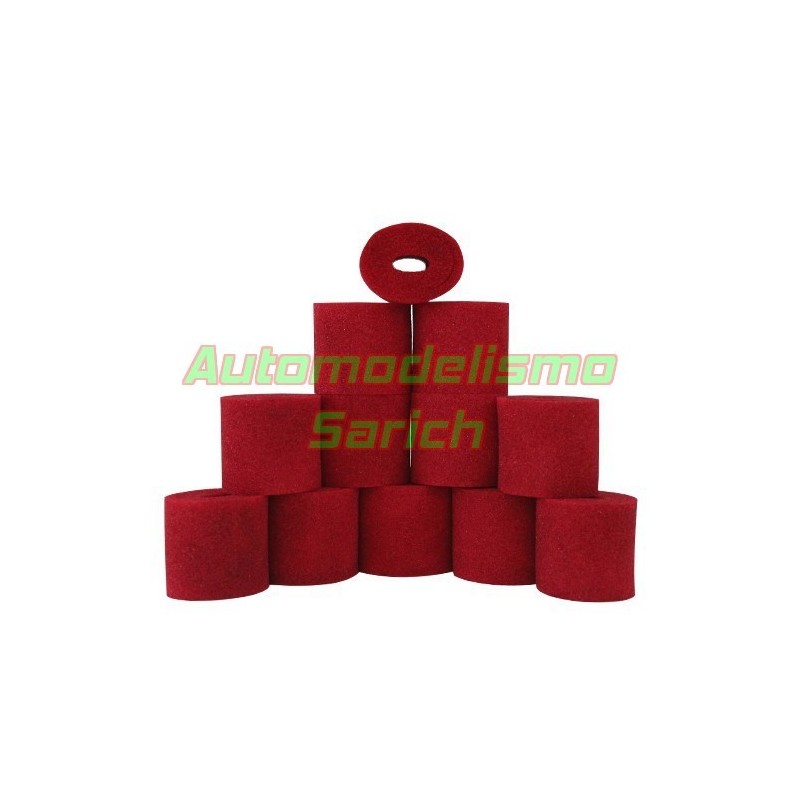 Espumas filtro de aire aceitadas para Xray UR (12u)