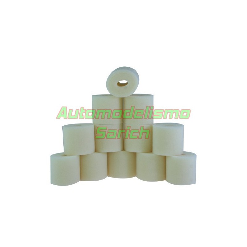 Espumas filtro de aire sin aceitar para Mugen UR (12u)