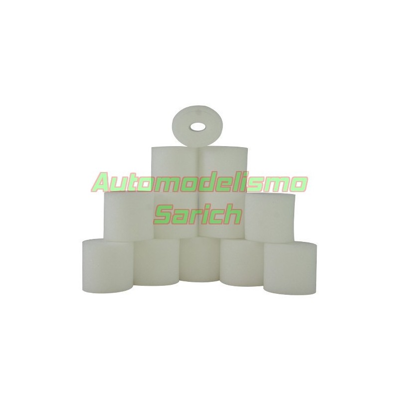 Espumas filtro de aire sin aceitar para Xray UR (12u)