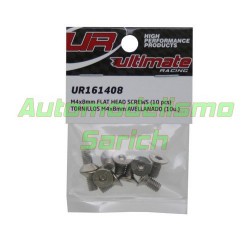 Tornillos avellanados 4x8mm (10u)