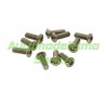 Tornillos de botón 4x10mm (10u)