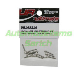 Tornillos cilíndricos 2x10mm (10u)