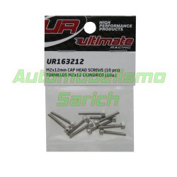 Tornillos cilíndricos 2x12mm (10u)