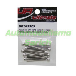 Tornillos cilíndricos 3x25mm (10u)