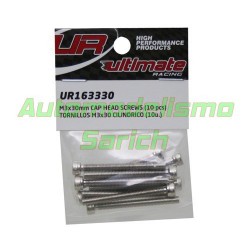 Tornillos cilíndricos 3x30mm (10u)