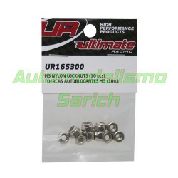 Tuercas autoblocantes M3 (10u)