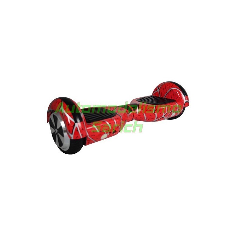 Balance Scooter 6.5" ROJO SPIDER con Bluetooth
