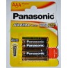 Blister 4 pilas alcalinas Panasonic AAA