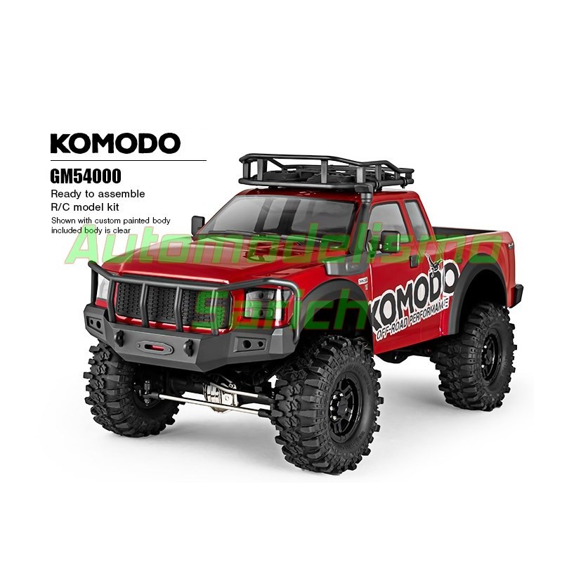 Gmade GS01 KOMODO KIT + ELECTRÓNICA 1/10 4WD