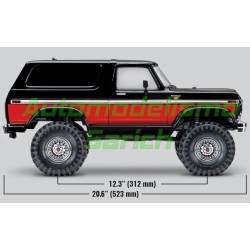 Traxxas TRX4 Ford Bronco (Nego/Amarillo)