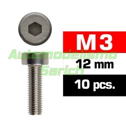 Tornillos cilíndricos 3x12mm (10u)
