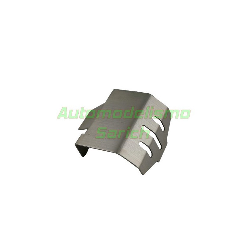 Protector diferencial del./tras. acero inox TRX4
