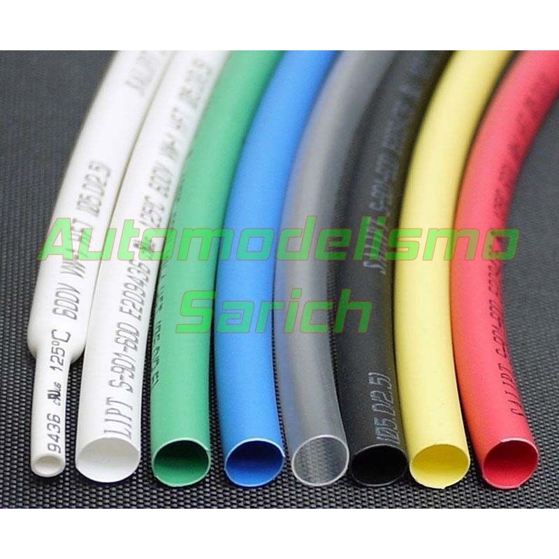 Termoretráctil 1.5mm Rojo + Negro