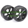 Ruedas GT asfalto negras 1/8 (2unid.) Absima