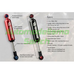 Amortiguadores Crawler 90mm G-Transmition negros (4unid.) GMADE