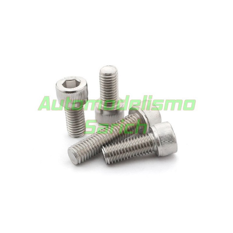 Tornillos cilindricos de allen 2x8 (10unid.) Automodelismo Sarich