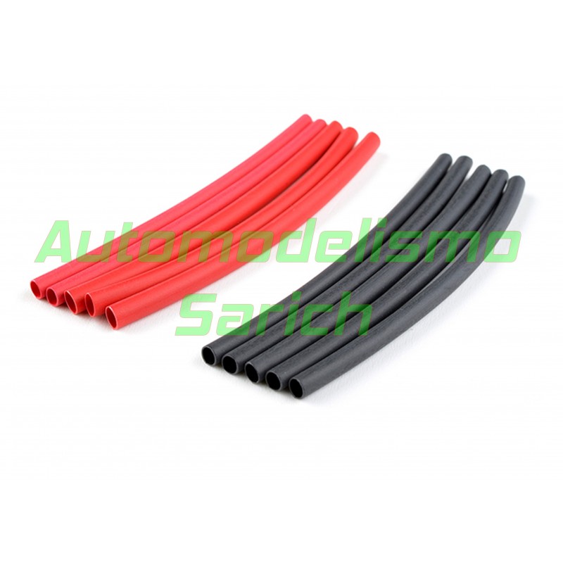 Termoretráctil 2.4mm (5 Rojo + 5cm Negro) Team Corally