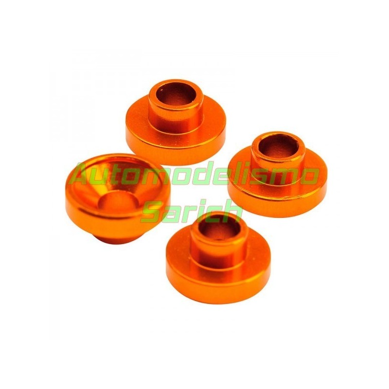 Arandelas para servos naranja (4unid.) TeamC