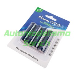 Pilas recargables Ni-Mh AA 2.700mAh Gens Ace