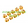 Tuerca autoblocante falged M4 DORADO UR (10u)