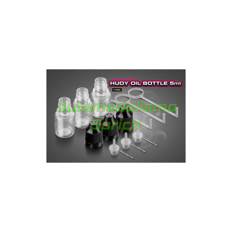 Botes 5ml para aceites 3unid. Hudy