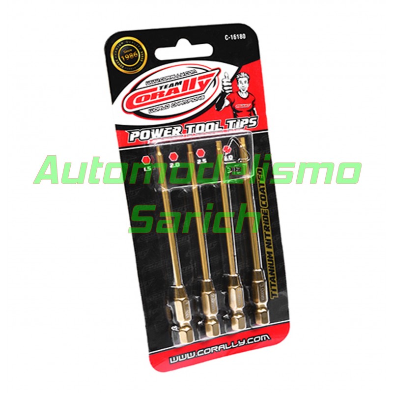 Set de puntas allen (1.5/2/2.5/3mm) Team Corally