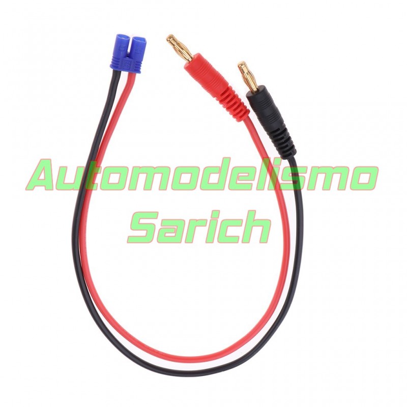 Cable de carga banana 4mm a EC2