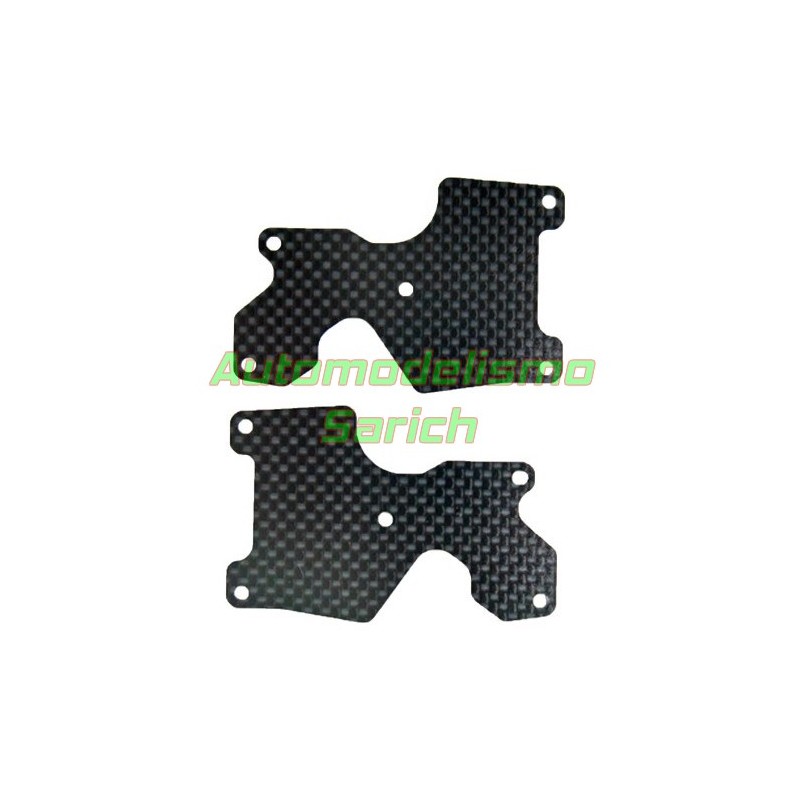Placas carbono trapecios traseros 1.2mm MBX8R