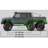 TRAXXAS TRX6 MERCEDES BENZ G63 NEGRO