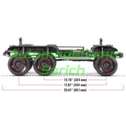 TRAXXAS TRX6 MERCEDES BENZ G63 PLATA