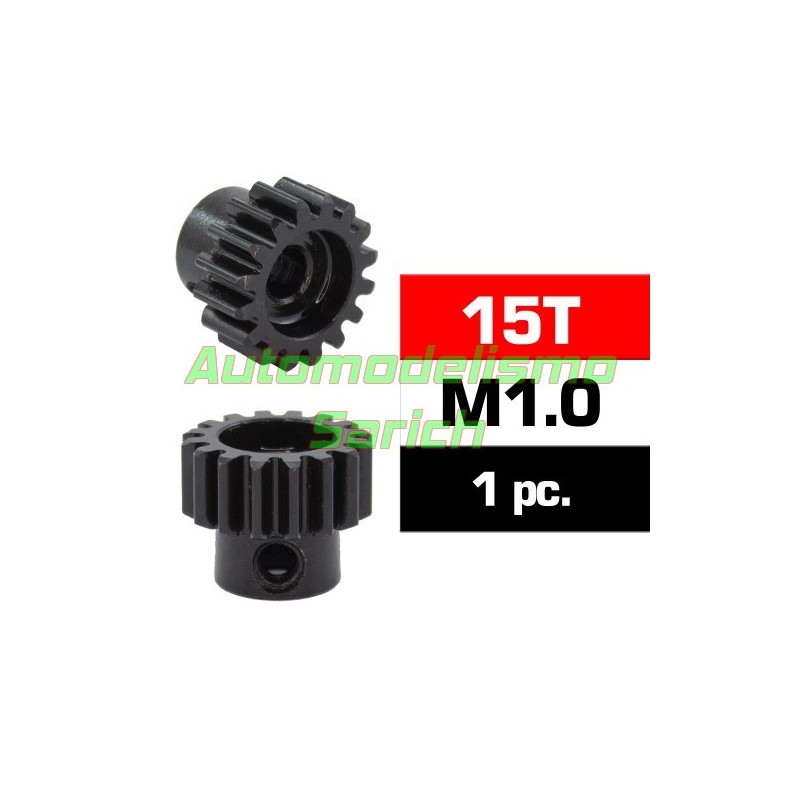 Piñón de motor 1/8 de 15T M1 UR
